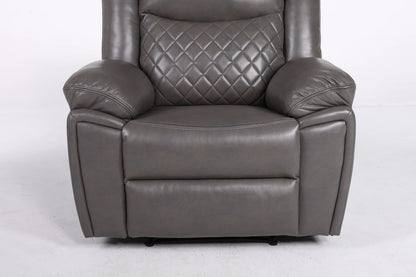 Tilly Grey Recliner Leather Armchair Sofa