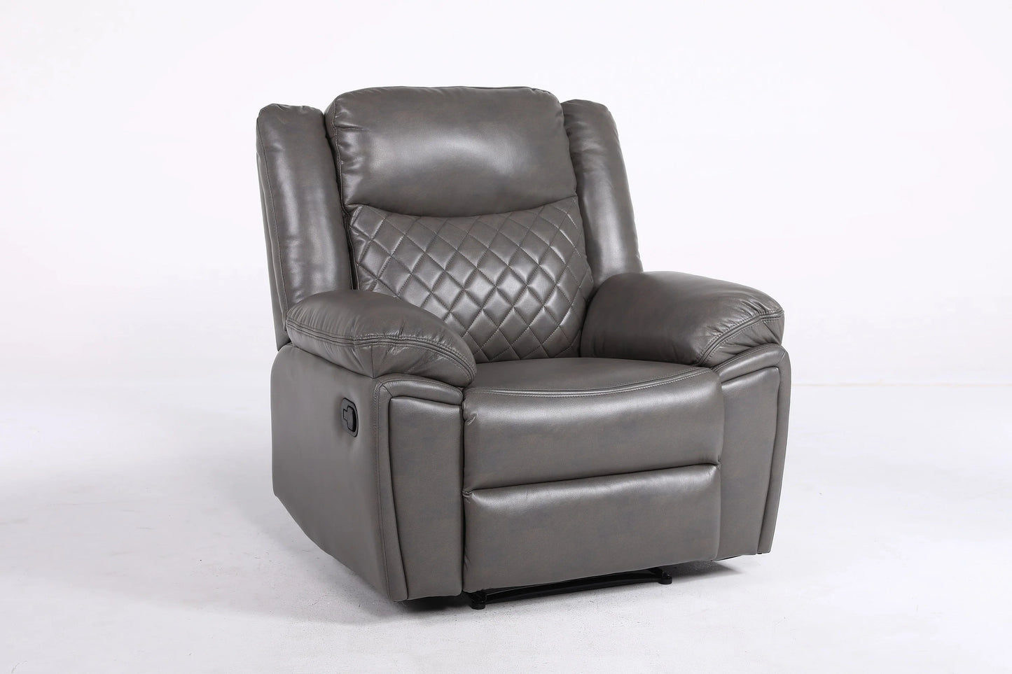 Tilly Grey Recliner Leather Armchair Sofa