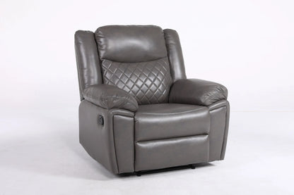 Tilly Grey Recliner Leather Armchair Sofa