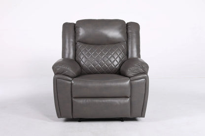 Tilly Grey Recliner Leather Armchair Sofa
