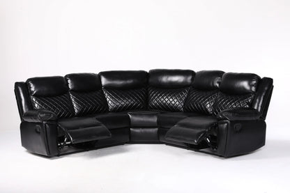 Tilly Recliner Leather Large Corner Sofa