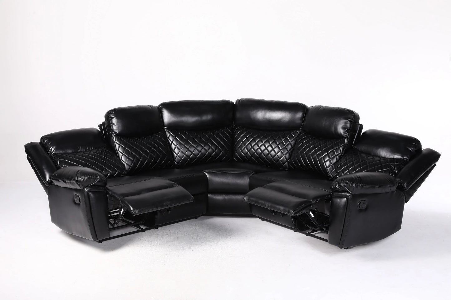 Tilly Recliner Leather Large Corner Sofa