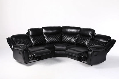 Tilly Recliner Leather Large Corner Sofa