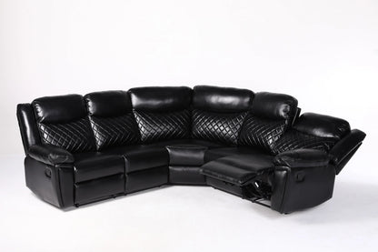 Tilly Recliner Leather Large Corner Sofa