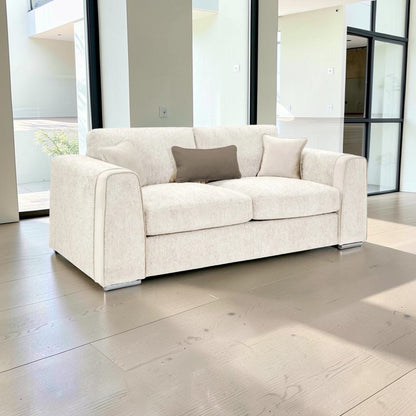 Nova Sofa Beige 3 Seater