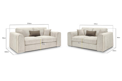 NAPLES 3+2 Sofa Set - 3 Colours