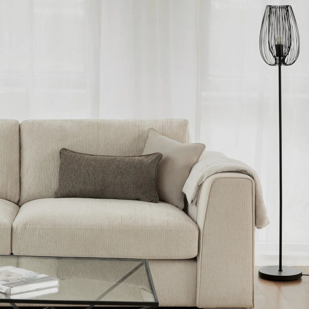 Naples Sofa Beige Large Corner