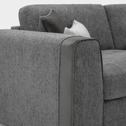 Nova  Sofa Grey 3 Seater