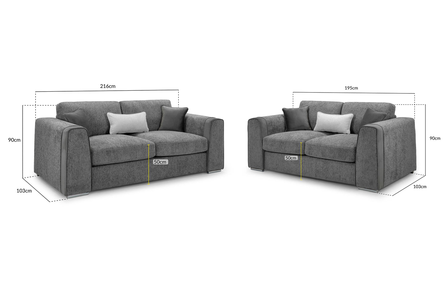 NAPLES 3+2 Sofa Set