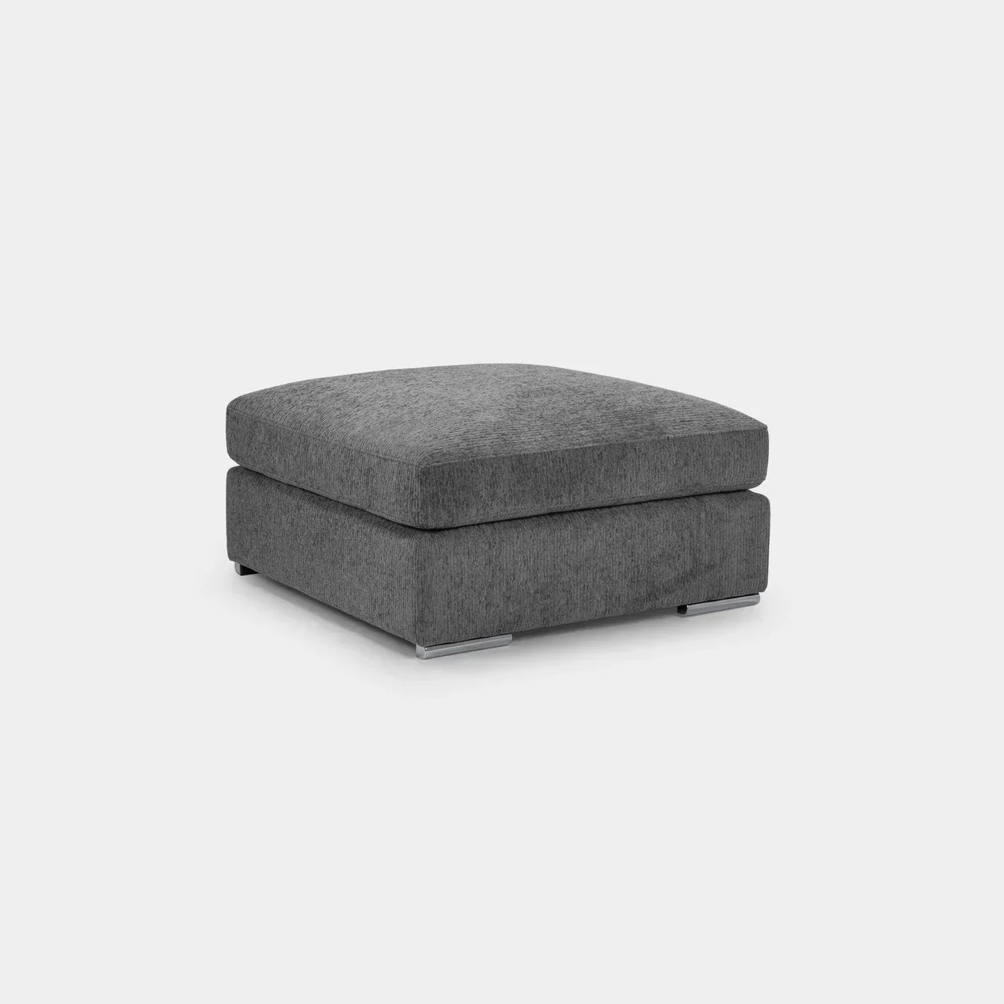 Nova Sofa Grey Footstool