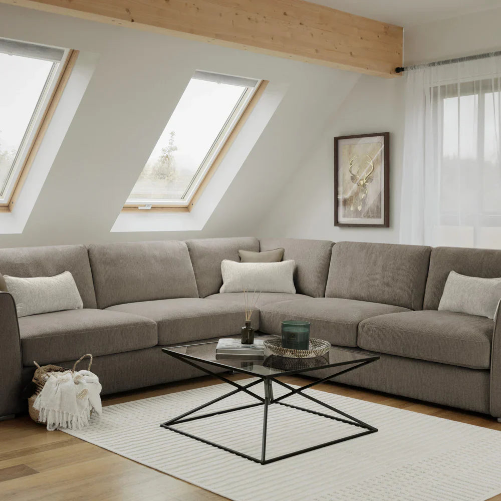 Nova Sofa Mocha Large Corner