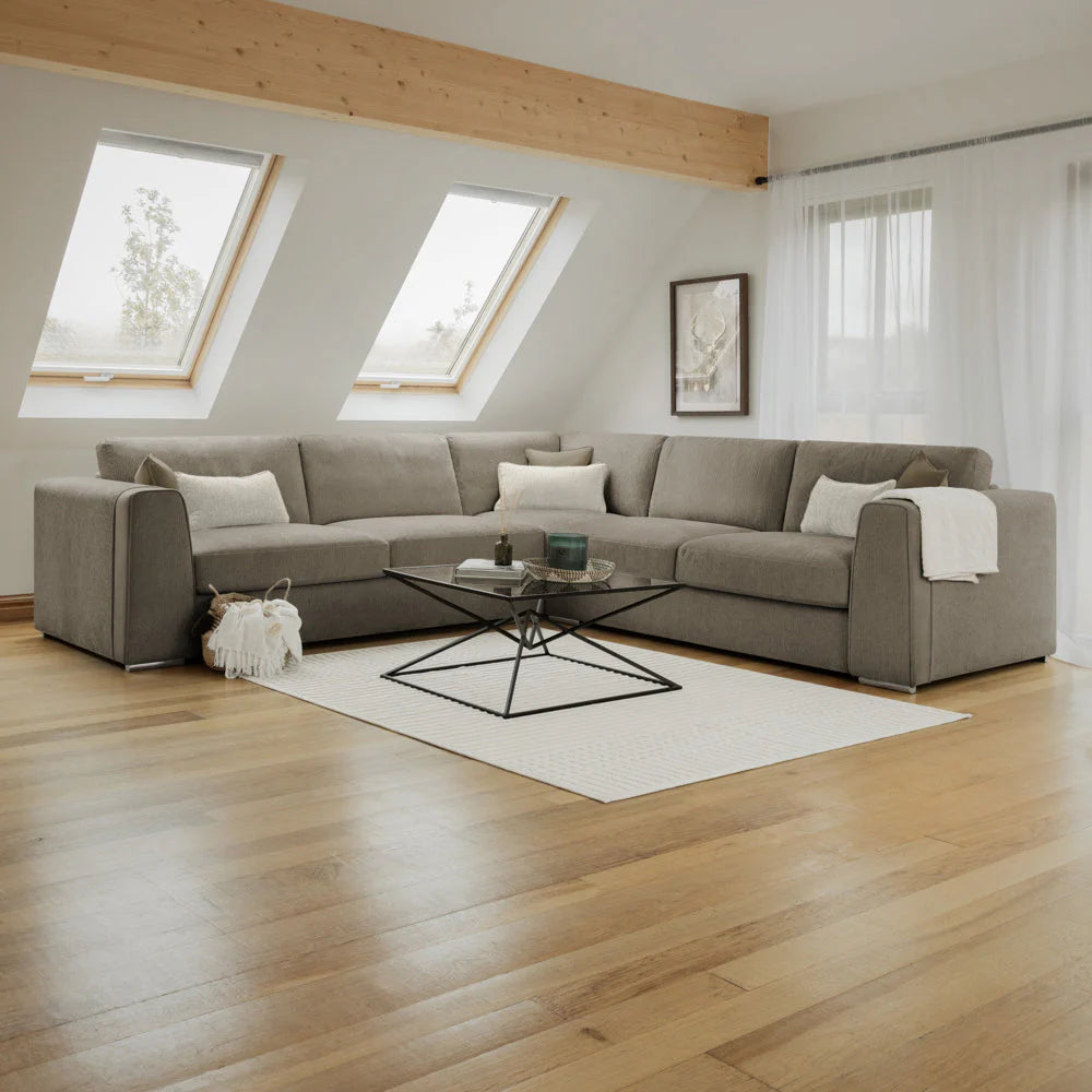 Nova Sofa Mocha Large Corner