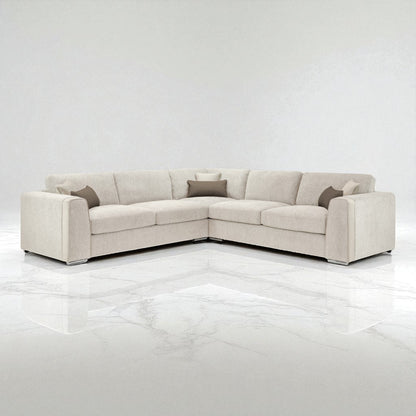 Naples Sofa Beige Large Corner