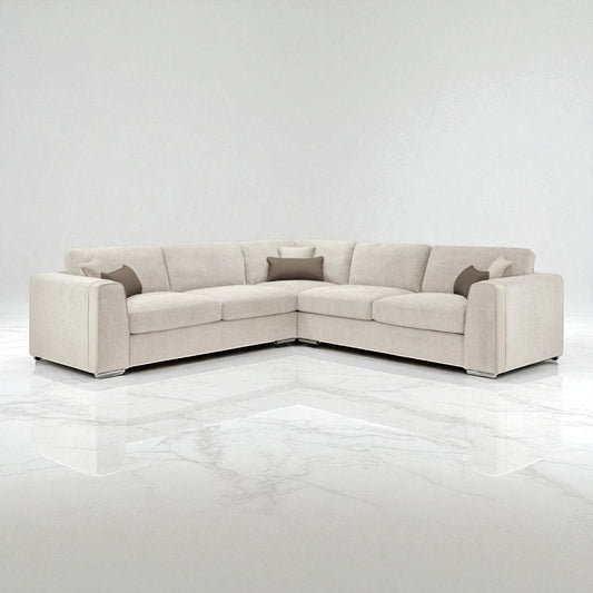 Nova Sofa Beige Large Corner