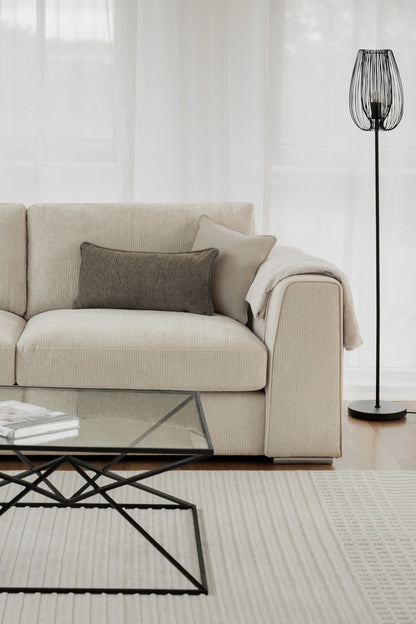 Nova Sofa Beige Large Corner