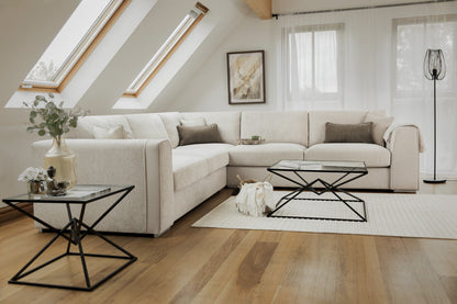 Nova Sofa Beige Large Corner