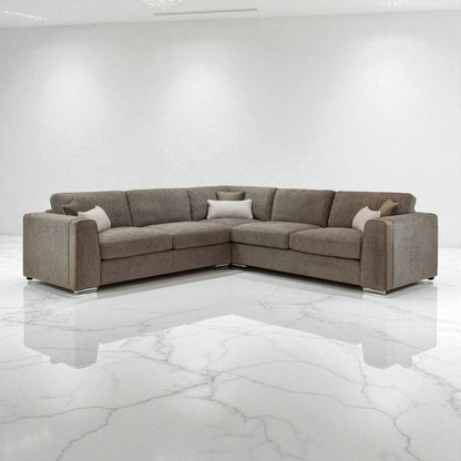 Nova Sofa Mocha Large Corner