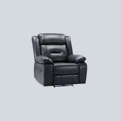 Poppy Faux Leather Black Armchair Sofa