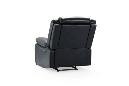 Poppy Faux Leather Black Armchair Sofa