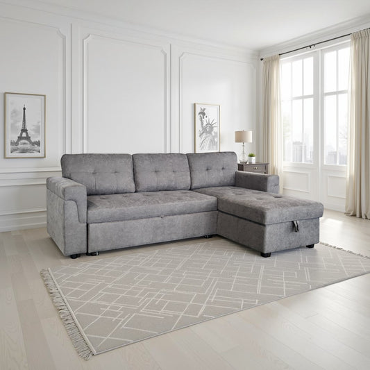 Vista Sofabed Grey Universal Corner