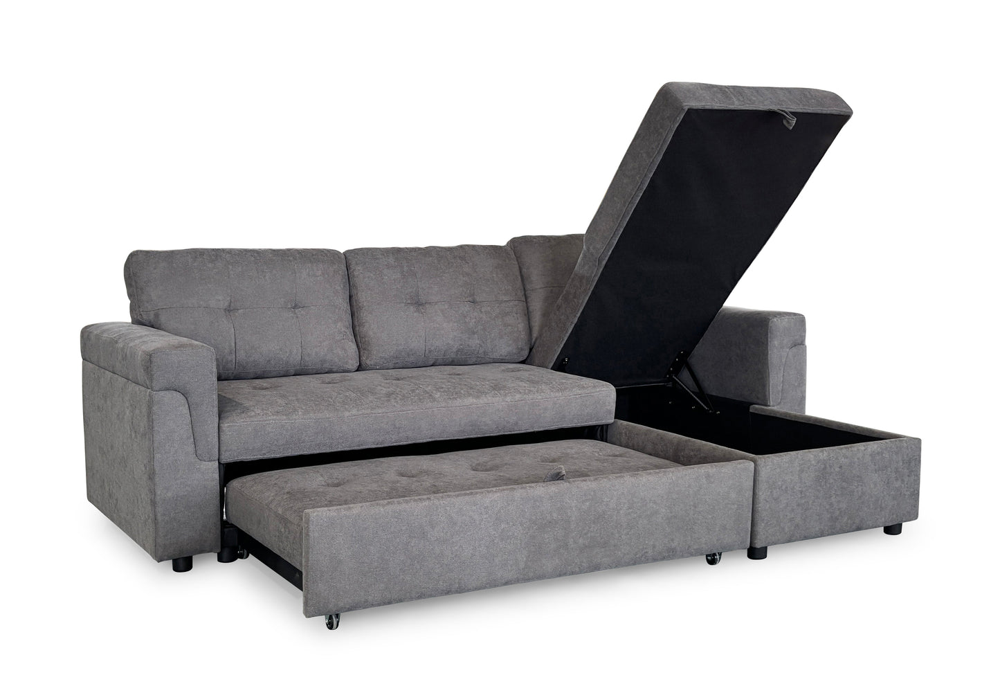 Vista Sofabed Grey Universal Corner
