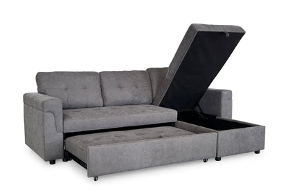 Vista Sofabed Grey Universal Corner
