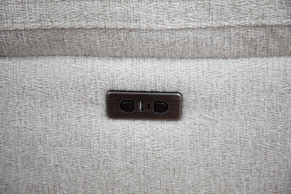 Oakley Cream Electric Recliner Corner Sofa