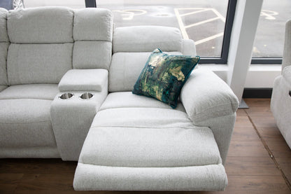 Oakley Cream Electric Recliner Corner Sofa