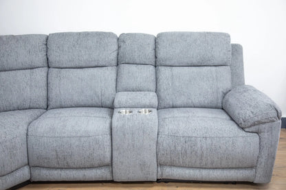 Oakley Grey Electric Recliner Corner Sofa