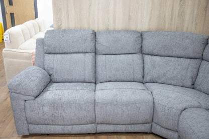 Oakley Grey Electric Recliner Corner Sofa