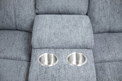 Oakley Grey Electric Recliner Corner Sofa