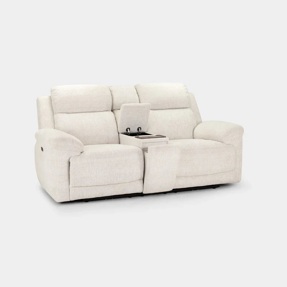 Oakley Beige Electric Recliner Sofa 2 Seater