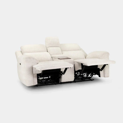 Oakley Beige Electric Recliner Sofa 2 Seater