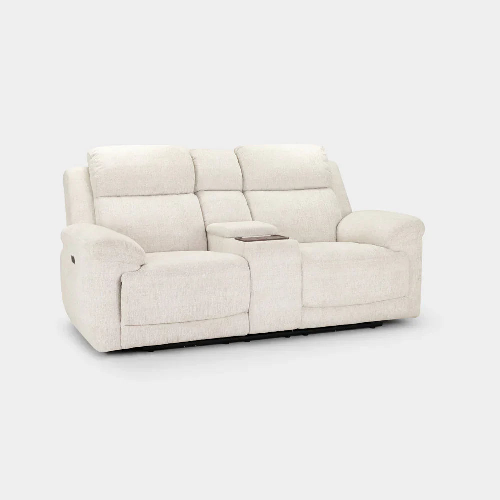 Oakley Beige Electric Recliner Sofa 2 Seater