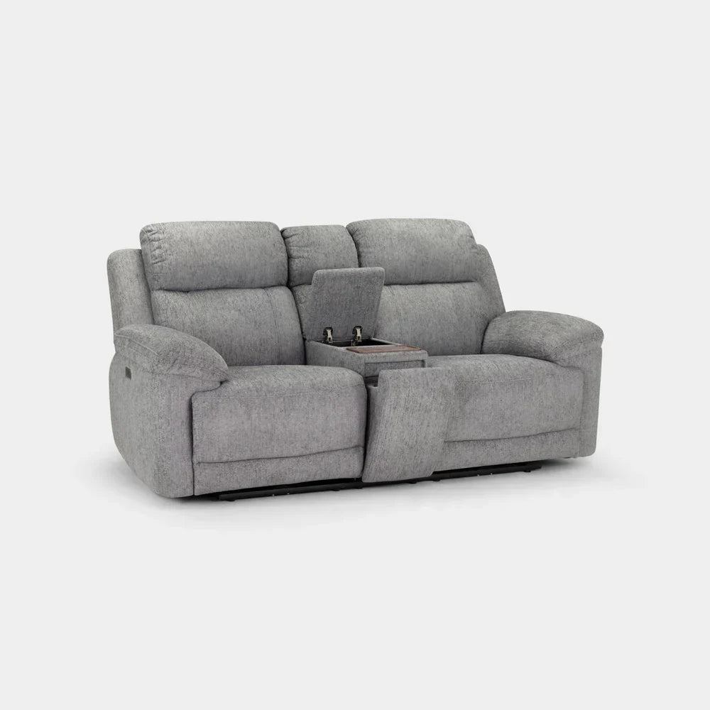 Oakley Grey Electric Recliner Sofa 2 Seater