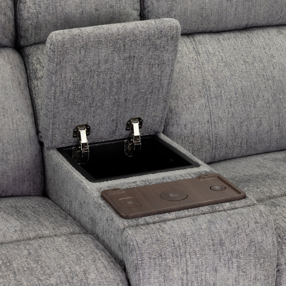 Oakley Grey Electric Recliner Sofa 2 Seater
