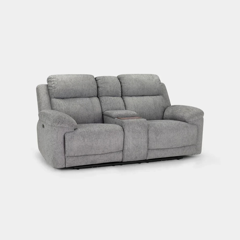 Oakley Grey Electric Recliner Sofa 2 Seater