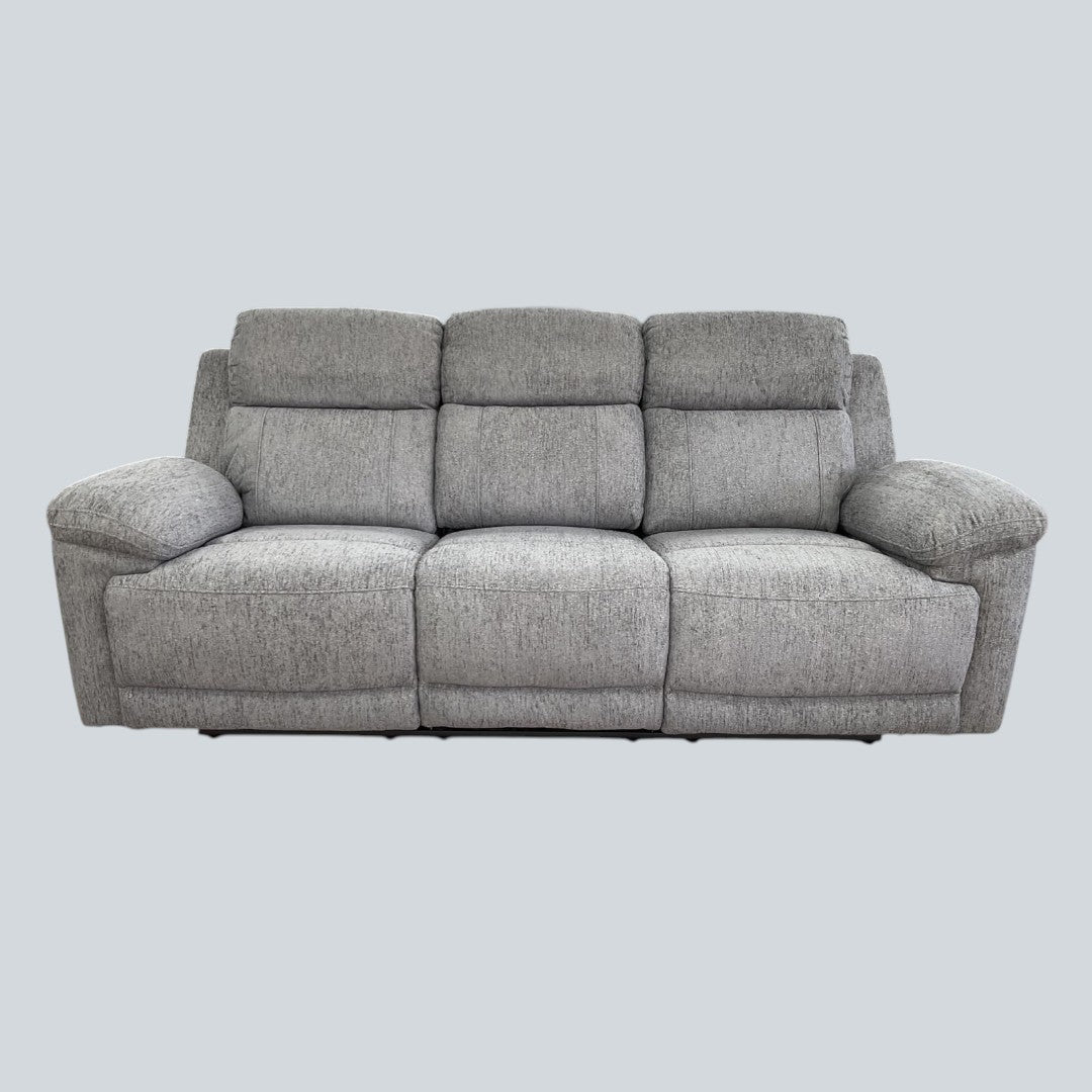 Oakley Grey Electric Recliner Sofa 3 Seater