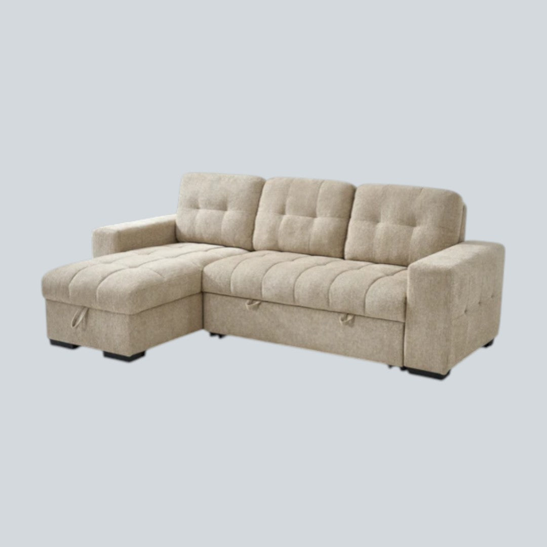 Torino Universal Corner Sofabed Beige