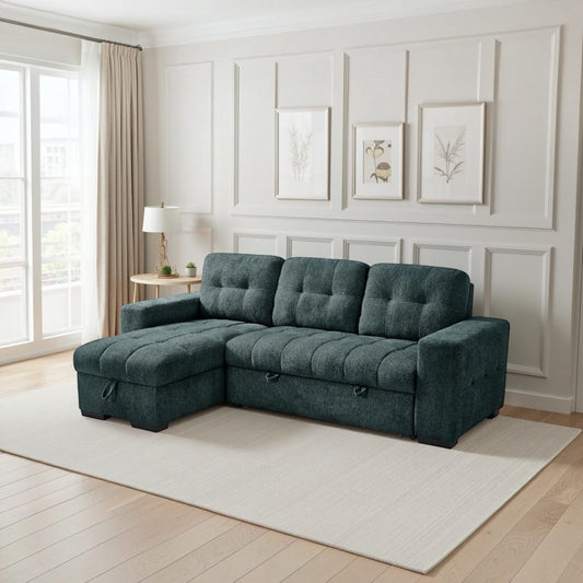 Torino Universal Corner Sofabed Teal