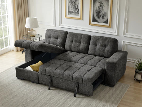 Torino Universal Corner Sofabed Grey