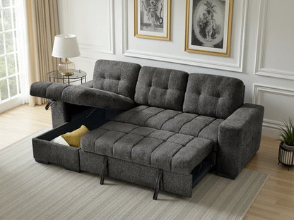 Torino Universal Corner Sofabed Grey
