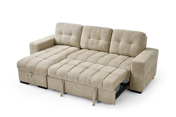 Torino Universal Corner Sofabed Beige