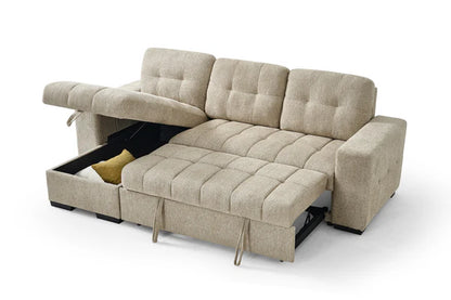 Torino Universal Corner Sofabed Beige