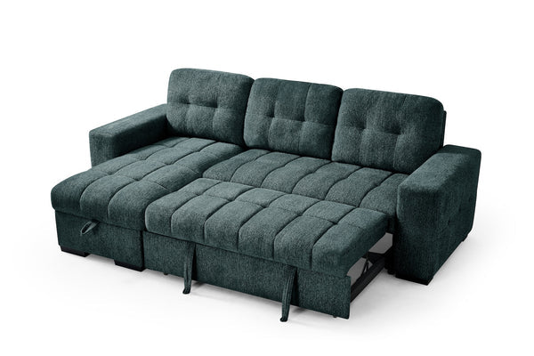 Torino Universal Corner Sofabed Teal