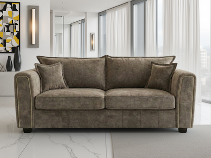 Regent Sofa Brown 3 Seater