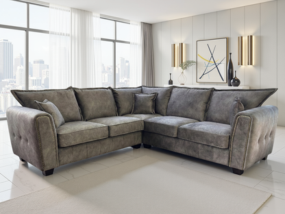 Regent Sofa Brown Large Corner