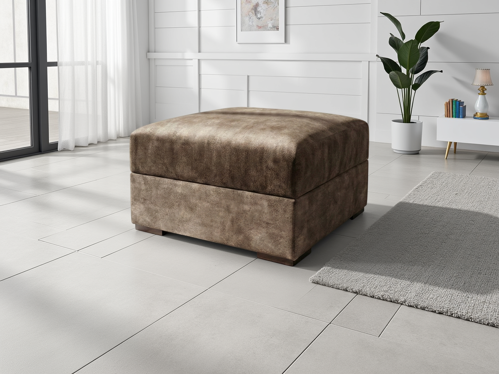 Regent Sofa Brown Footstool