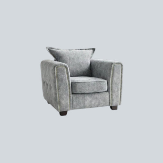 Serena Sofa Grey Armchair - 3 Colours