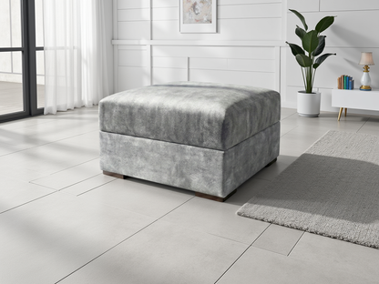 Regent Sofa Grey Footstool